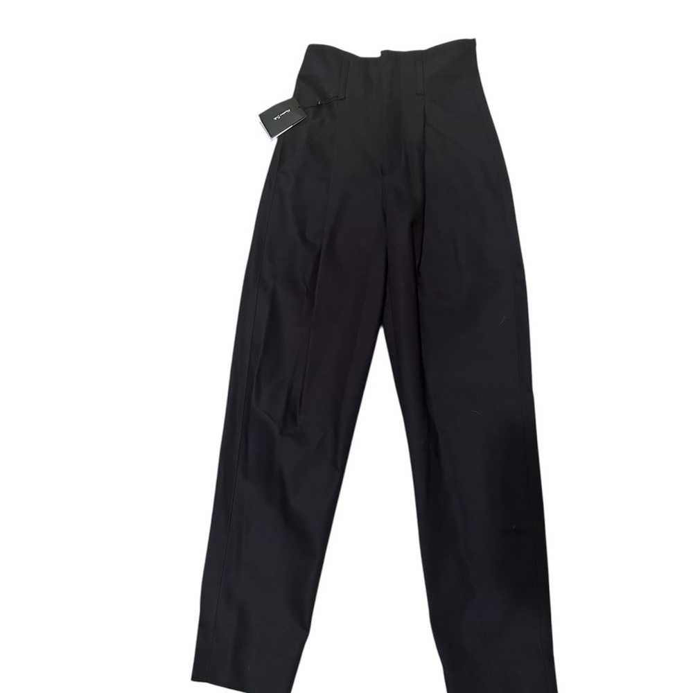 Massimo Dutti Black Trousers W/ Inner Lining Size 2 NWT